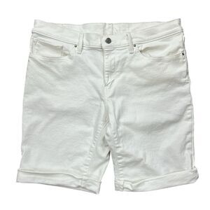 Levi’s White Jean Shorts